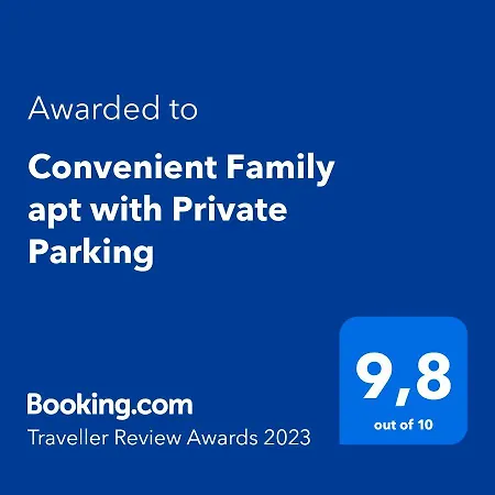 Апартаменты Convenient Family With Private Parking *